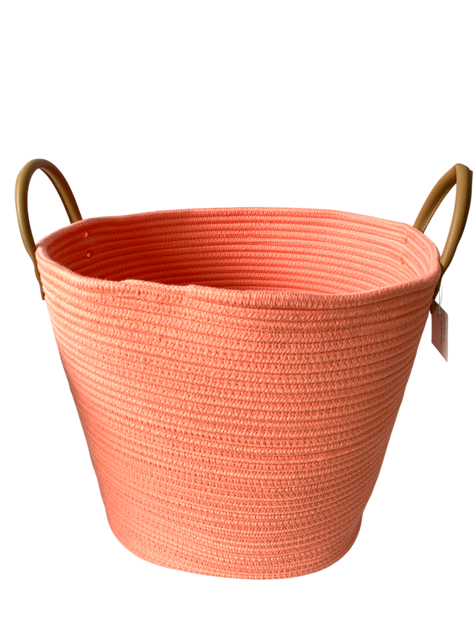 Green Cotton Storage Basket with Handles – LTD2312