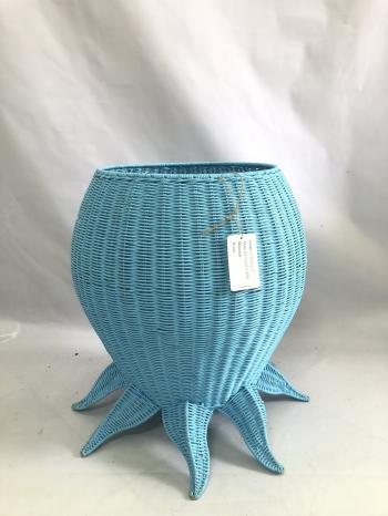 OCTOPUS-SHAPED RATTAN BASKET-LTE06/27